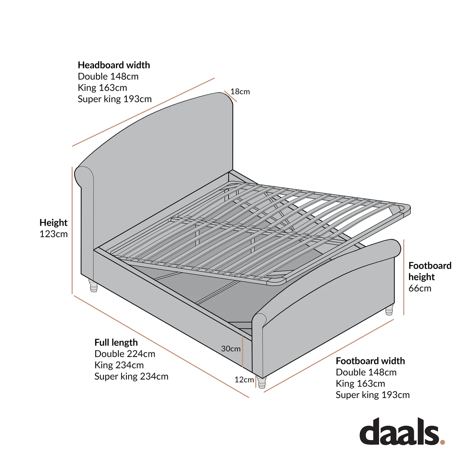 Porchester Ottoman Storage Sleigh Bed, Forest Green Chenille 11 Porchester Ottoman Storage Sleigh Bed, Forest Green Chenille - Image 11