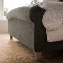 Porchester Ottoman Storage Sleigh Bed, Forest Green Chenille 27 Porchester Ottoman Storage Sleigh Bed, Forest Green Chenille -Daals Store ZX 2216 FORGREEN CHEN scene7