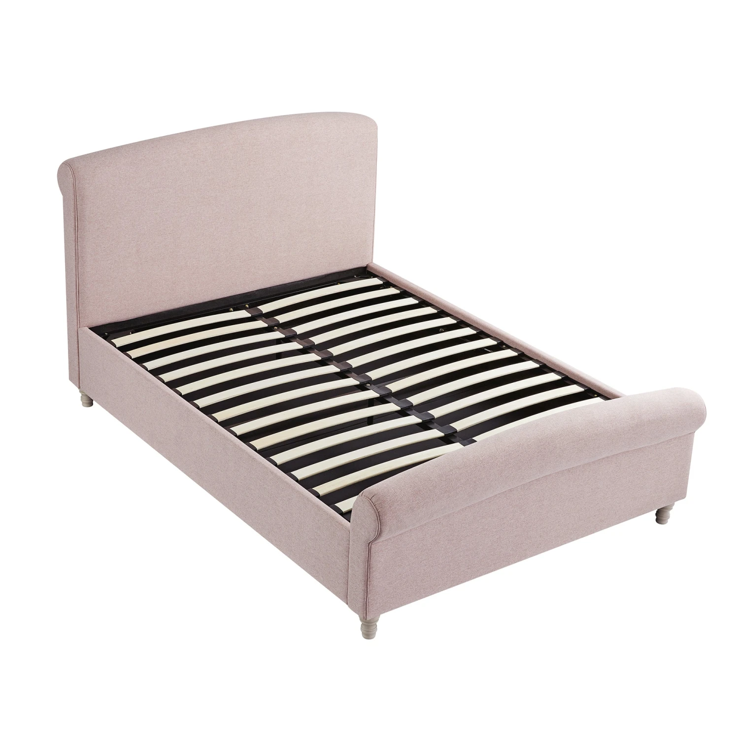 Porchester Ottoman Storage Sleigh Bed, Rosewater Pink Fabric 14 Porchester Ottoman Storage Sleigh Bed, Rosewater Pink Fabric - Image 14