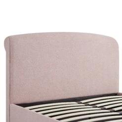 Porchester Ottoman Storage Sleigh Bed, Rosewater Pink Fabric 34 Porchester Ottoman Storage Sleigh Bed, Rosewater Pink Fabric -Daals Store ZX 2216 PINK FAB detail1
