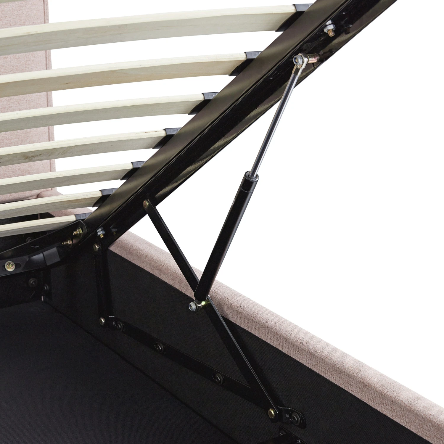 Porchester Ottoman Storage Sleigh Bed, Rosewater Pink Fabric 17 Porchester Ottoman Storage Sleigh Bed, Rosewater Pink Fabric - Image 17