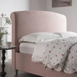 Porchester Ottoman Storage Sleigh Bed, Rosewater Pink Fabric 22 Porchester Ottoman Storage Sleigh Bed, Rosewater Pink Fabric -Daals Store ZX 2216 PINK FAB scene3