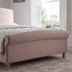 Porchester Ottoman Storage Sleigh Bed, Rosewater Pink Fabric 25 Porchester Ottoman Storage Sleigh Bed, Rosewater Pink Fabric -Daals Store ZX 2216 PINK FAB scene6