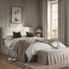 Egerton Box-Pleat Ottoman Storage Bed, Oatmeal Brushed Fabric 25 Egerton Box-Pleat Ottoman Storage Bed, Oatmeal Brushed Fabric -Daals Store ZX 2283 OAT FAB main