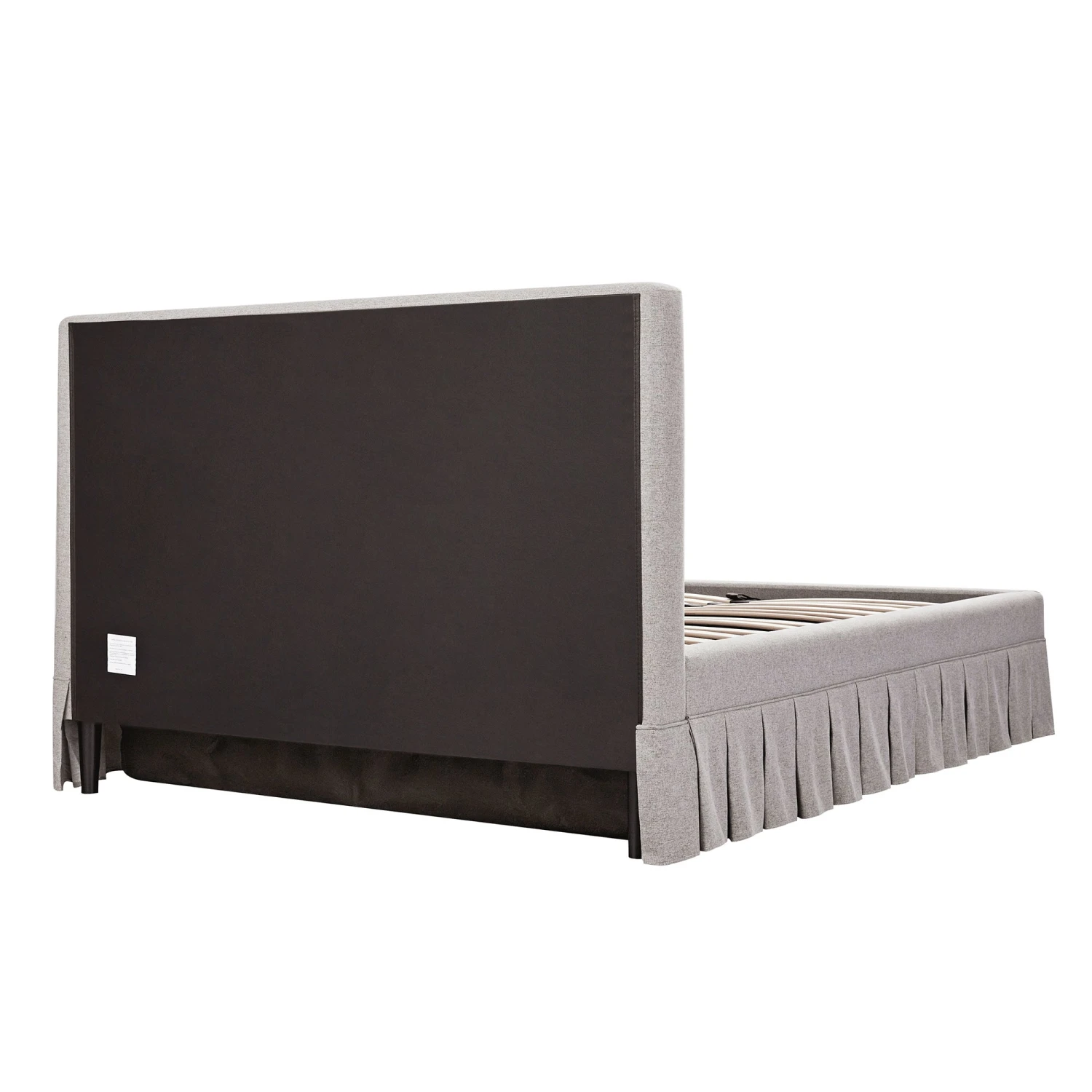 Egerton Box-Pleat Ottoman Storage Bed, Stone Brushed Fabric 13 Egerton Box-Pleat Ottoman Storage Bed, Stone Brushed Fabric - Image 13
